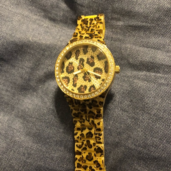 Guess animal print and crystal watch - Picture 2 of 4